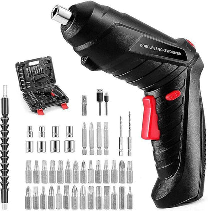 Portable Cordless USB Charging Mini Electric Screwdriver Automatic Screwdriver Hand Drill Wrench Electric Tools