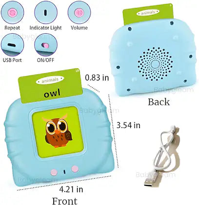 Preschool Learning Toys  Intelligent Electric Kids Language Card Reader