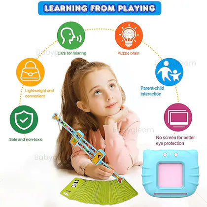 Preschool Learning Toys  Intelligent Electric Kids Language Card Reader