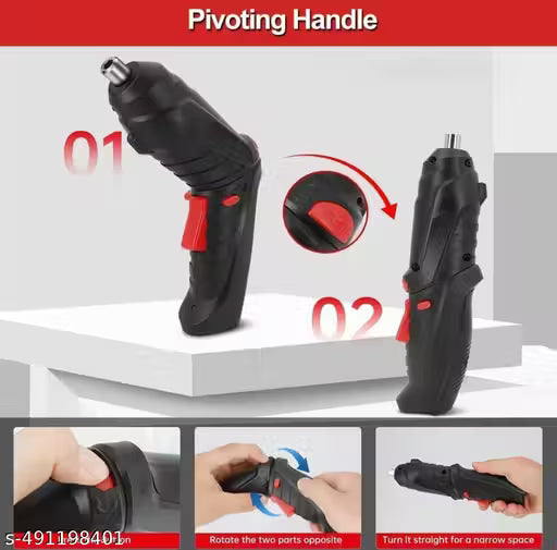 Portable Cordless USB Charging Mini Electric Screwdriver Automatic Screwdriver Hand Drill Wrench Electric Tools