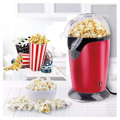 Mini Popcorn Maker - Removable Lid, Instant Oil-Free Popcorn, Easy Home Use