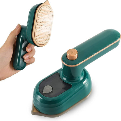 Portable Foldable Electric Mini Iron with Quick Heating 2 in 1 Wet (Steam) Dry Clothes Ironing for Home and Travelling Pack of 1