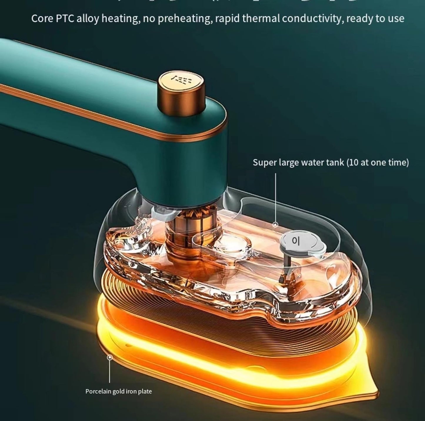 Portable Foldable Electric Mini Iron with Quick Heating 2 in 1 Wet (Steam) Dry Clothes Ironing for Home and Travelling Pack of 1