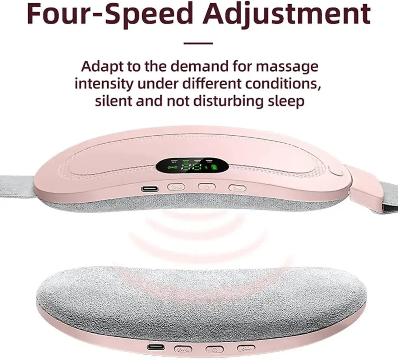 Electric Menstrual Heating Pad Period Cramp Massager