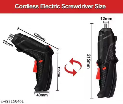 Portable Cordless USB Charging Mini Electric Screwdriver Automatic Screwdriver Hand Drill Wrench Electric Tools